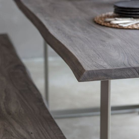 Hinton Small Wooden Dining Table With Metal Legs In Grey_3