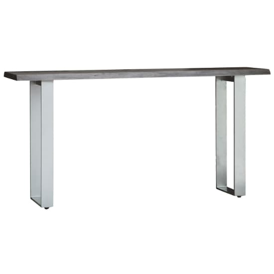 Hinton Wooden Console Table With Metal Legs In Grey_2