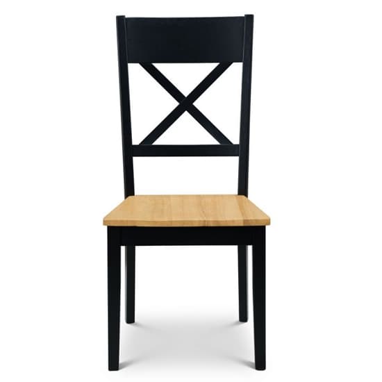 Haile Black And Oak Dining Chair In Pair_3