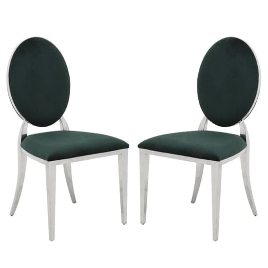 Holyoke Green Velvet Dining Chairs In Pair_1