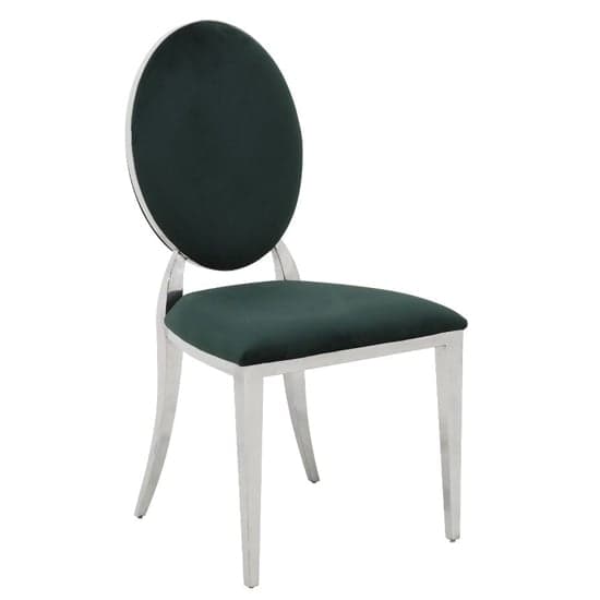 Holyoke Velvet Dining Chair In Green_1