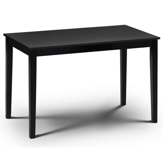 Haneul Wooden Dining Table In Lacquered Black_1