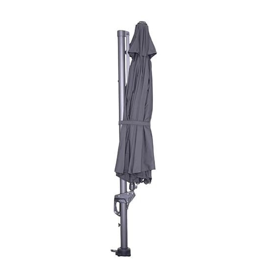 Hugo Cantilever Parasol Round In Dark Grey With Granite Base_6