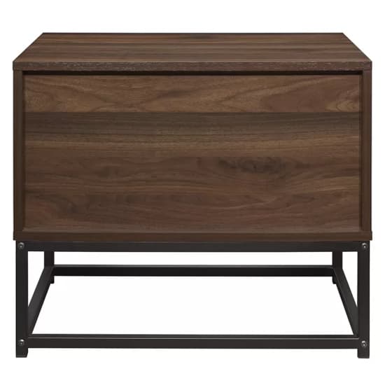 Huston Wooden Bedside Cabinet With 1 Drawer In Walnut_5