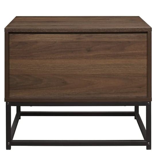 Huston Wooden Bedside Cabinet With 2 Drawers In Walnut_6