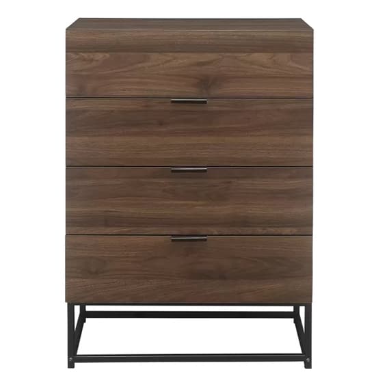 Huston Wooden Chest Of 4 Drawers In Walnut_4