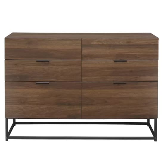 Huston Wooden Chest Of 6 Drawers In Walnut_4