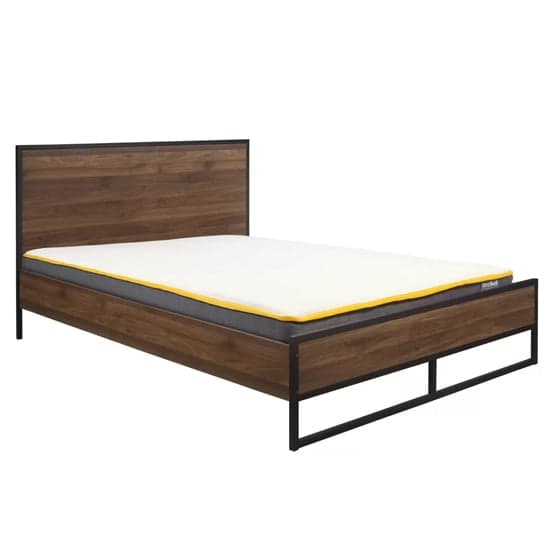 Huston Wooden Small Double Bed In Walnut_2