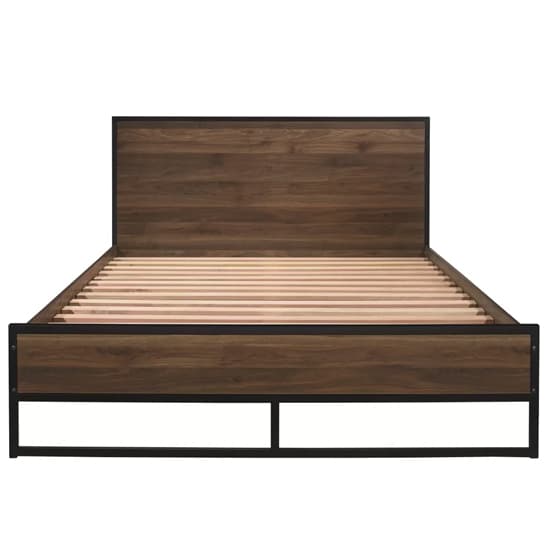 Huston Wooden Small Double Bed In Walnut_4