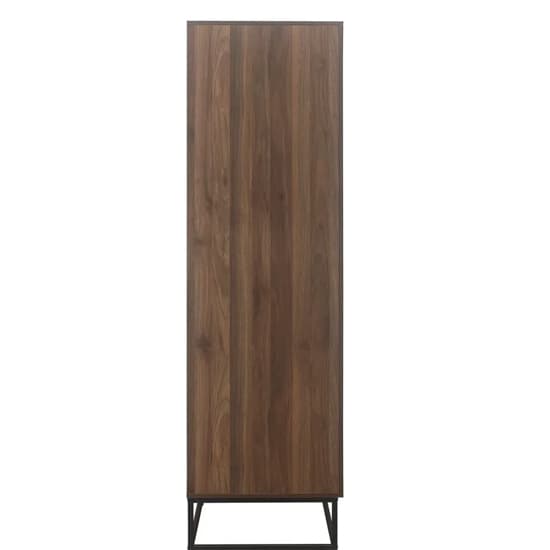 Huston Wooden Wardrobe With 2 Doors And 1 Drawer In Walnut_6