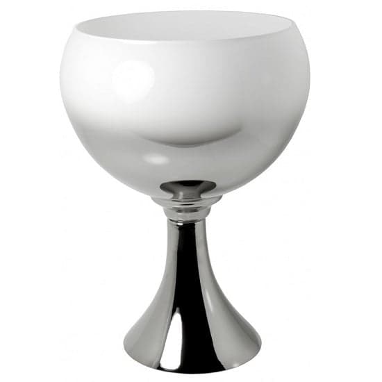 Hutton Large White And Silver Goblet_1
