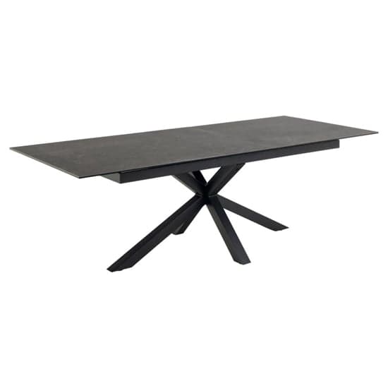 Hyeres Extending Ceramic Dining Table Large In Black_3