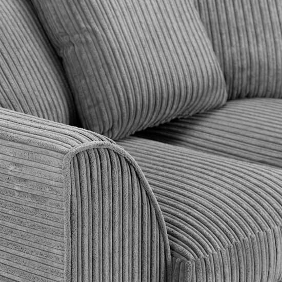 Hyeres Fabric 2 Seater Sofa In Grey_3