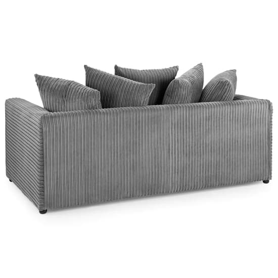 Hyeres Fabric 3 Seater Sofa In Grey_2