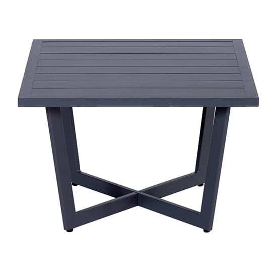 Idriya Aluminium Outdoor Side Table Large In Carbon Black_2