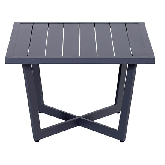 Idriya Aluminium Outdoor Side Table Medium In Carbon Black_2
