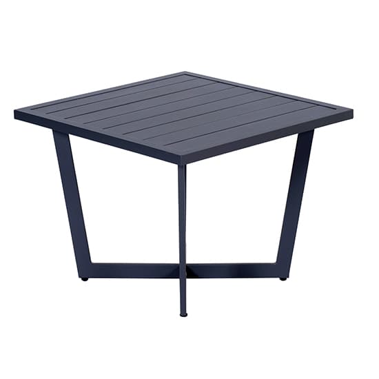 Idriya Aluminium Outdoor Side Table Medium In Carbon Black_1