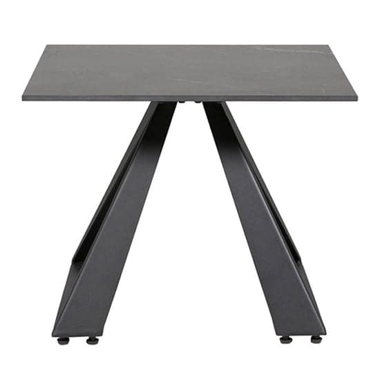 Iker Grey Stone Lamp Table With Black Metal Base_2