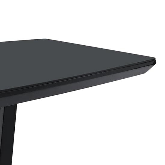 Ilko High Gloss Bar Table Rectangular Glass Top In Black_6
