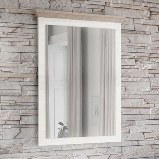 Iloilo Wall Mirror With Nelson Oak And Snowy Oak Wooden Frame_1
