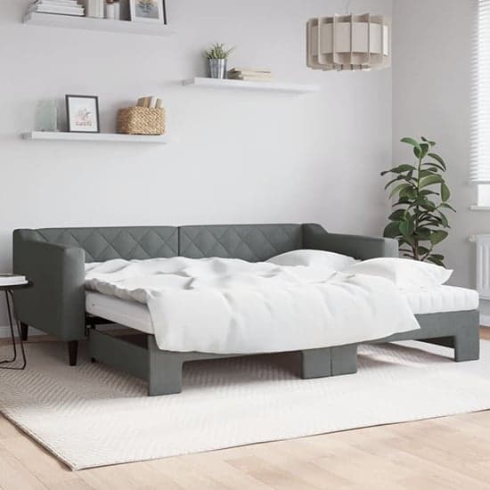 Imperia Fabric Daybed With Guest Bed In Dark Grey_1