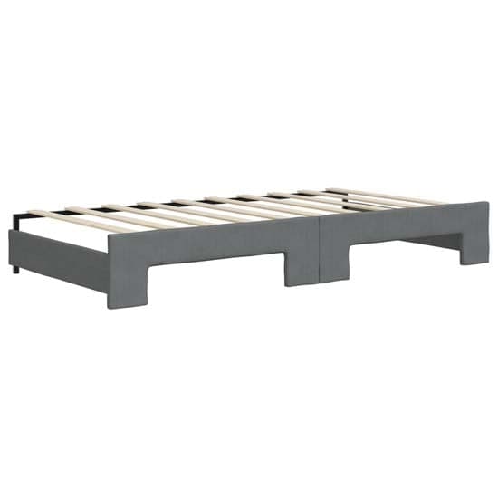 Imperia Velvet Daybed With Trundle And Drawers In Light Grey_5