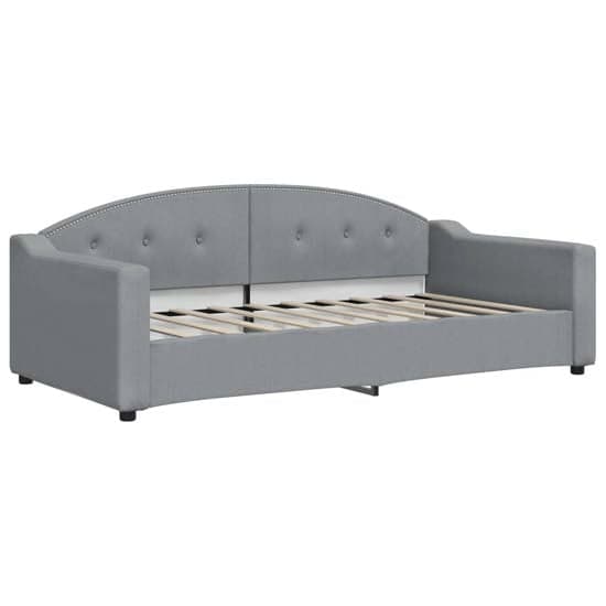 Imperia Velvet Daybed With Trundle And Mattresses In Light Grey_4