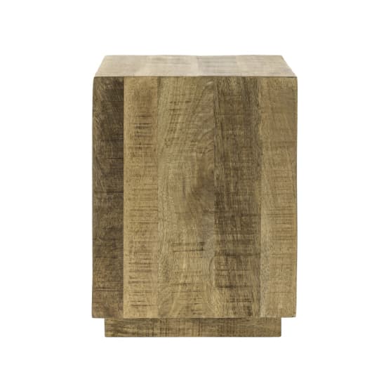 Inca Mango Wood Side Table Square In Natural_4