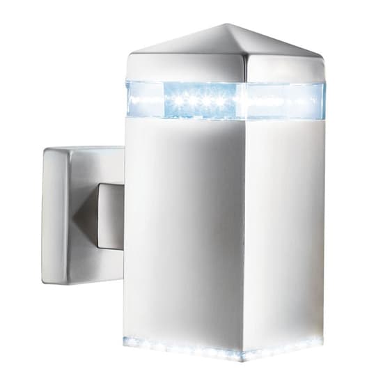 India LED 32 Lights Outdoor Wall Light In Satin Silver_2