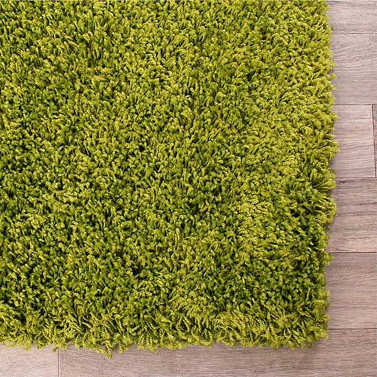 Indulgence 160x230cm Soft Underfoot Plain Rug In Lime_4