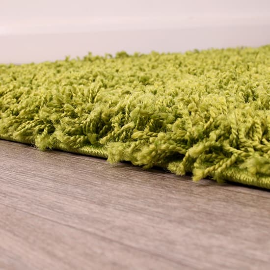 Indulgence 160x230cm Soft Underfoot Plain Rug In Lime_5