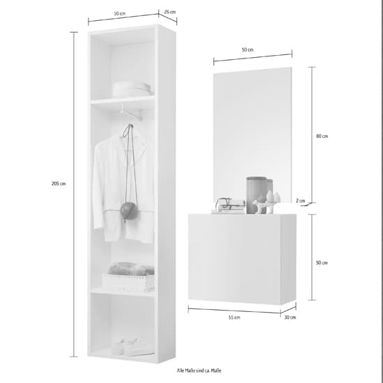 Infra Bathroom Furniture Set In White And Oxide_3