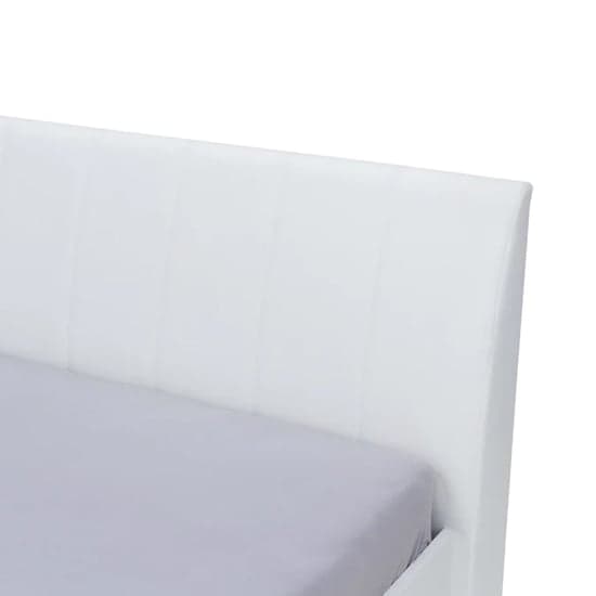 Iowa High Gloss King Size Bed In White_4