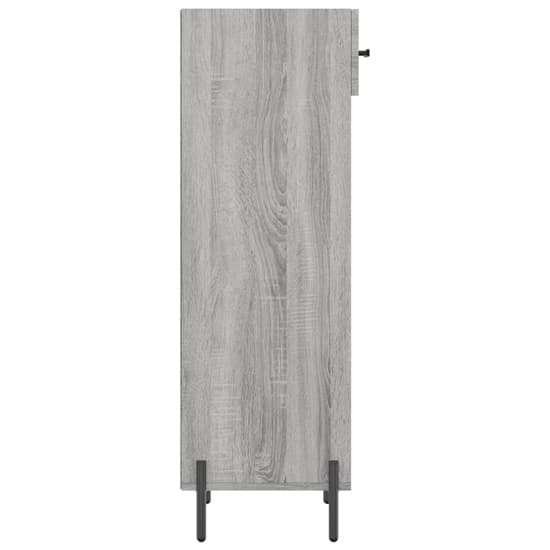 Iris Wooden Shoe Storage Cabinet 1 Drawer In Grey Sonoma Oak_5