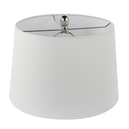 Irvine White Linen Shade Table Lamp With Silver Glass Base_5