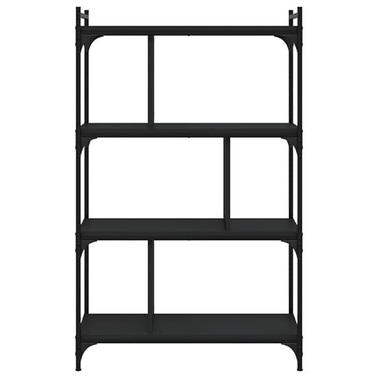 Irvine Wooden Bookcase With 4-Tier In Black_3