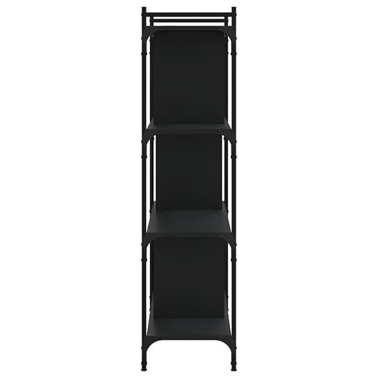 Irvine Wooden Bookcase With 4-Tier In Black_4