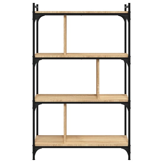 Irving Wooden Bookcase With 4-Tier In Sonoma Oak_3