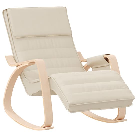 Isla Fabric Rocking Chair In Cream_2