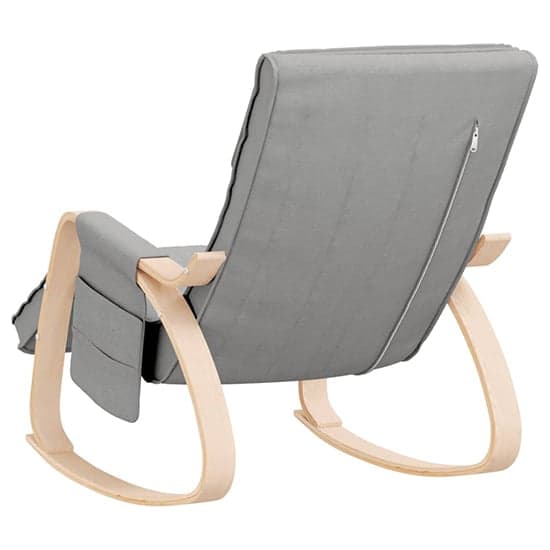Isla Fabric Rocking Chair In Light Grey_5