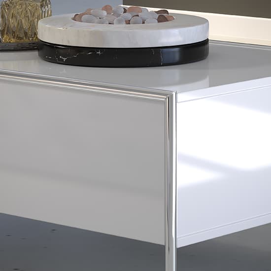 Isna High Gloss Coffee Table With 1 Flap Door In White_5