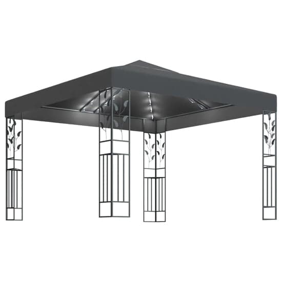 Jack 3m x 3m Gazebo In Anthracite With LED Lights_2
