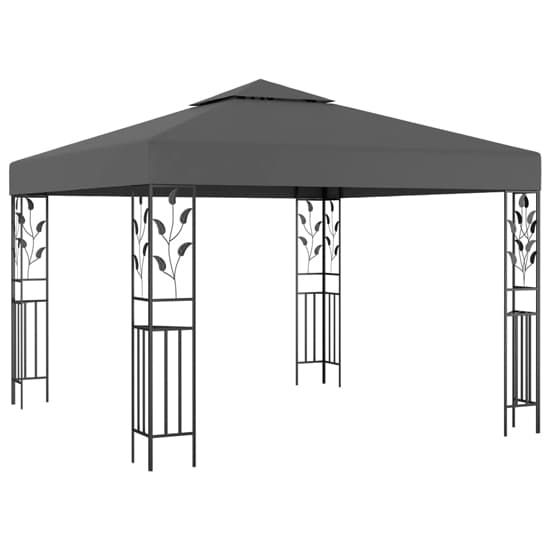 Jack 3m x 3m Gazebo In Anthracite With LED Lights_3