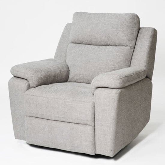 Jackson Fabric Recliner Armchair In Beige_2