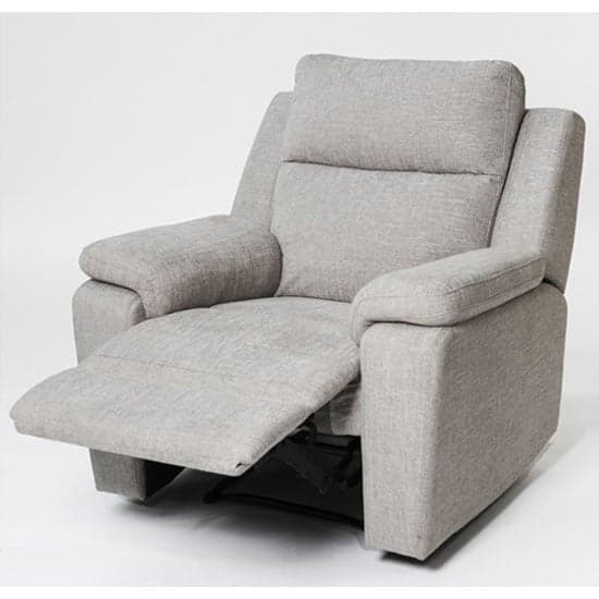 Jackson Fabric Recliner Armchair In Beige_1