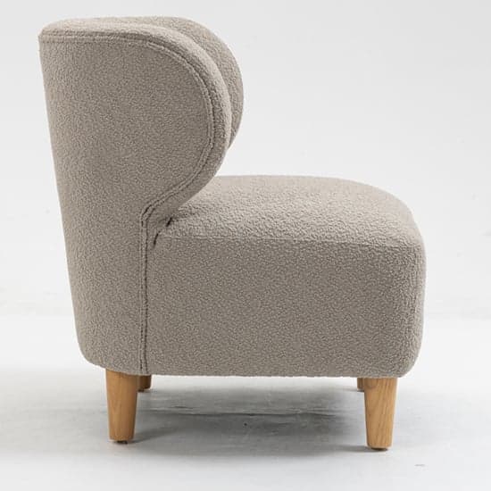 Jakarta Fabric Bedroom Chair In Grey With Oak Legs_3