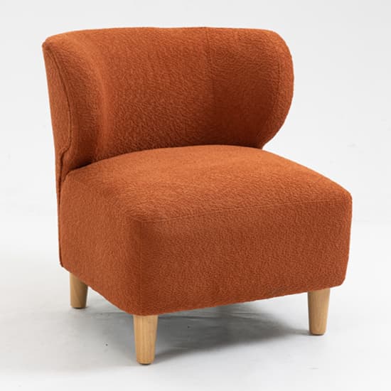 Jakarta Fabric Bedroom Chair In Rust With Oak Legs_4