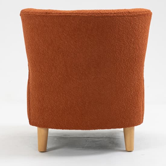 Jakarta Fabric Bedroom Chair In Rust With Oak Legs_6