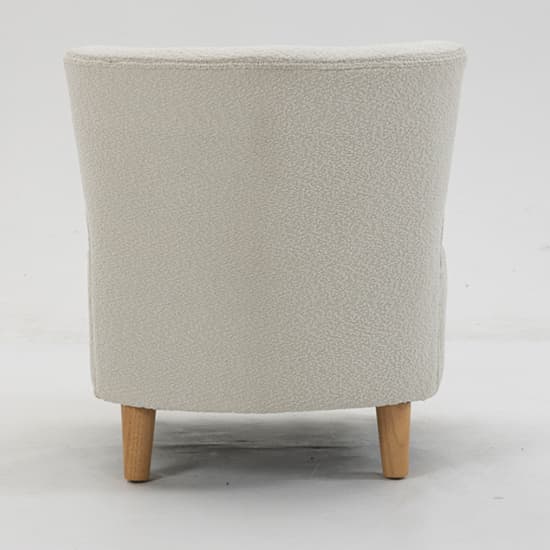 Jakarta Fabric Bedroom Chair In White With Oak Legs_6