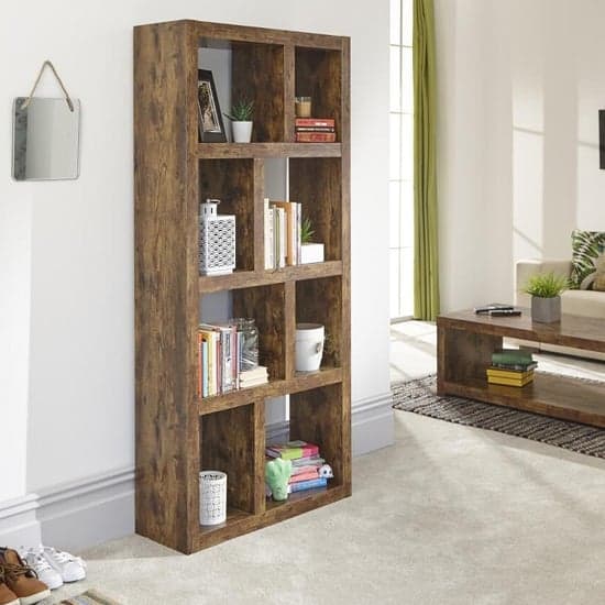 Jawcraig Tall Open Display Stand Unit With Shelves_1